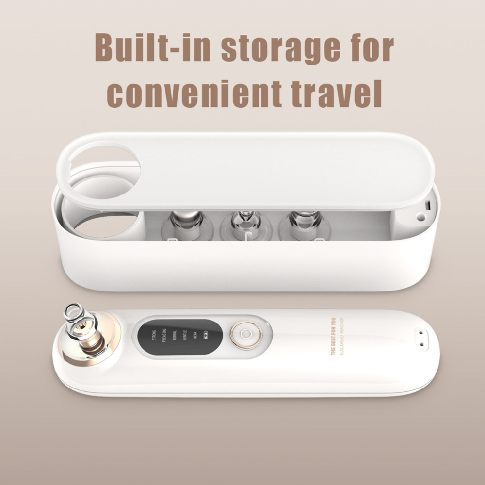 Beautters Portable Blackhead Remover with Built-In Storage | Travel-Friendly Skincare Device