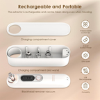 Beautters Portable Blackhead Remover with Built-In Storage | Travel-Friendly Skincare Device