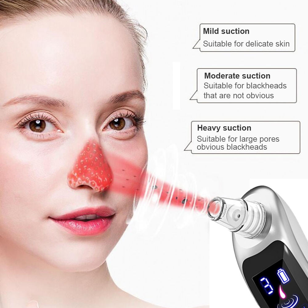 Beautter's LCD Display 3 Speeds Sucking Pore Cleanser Beauty Care Product Acne Removal Blackhead Remover Vacuum